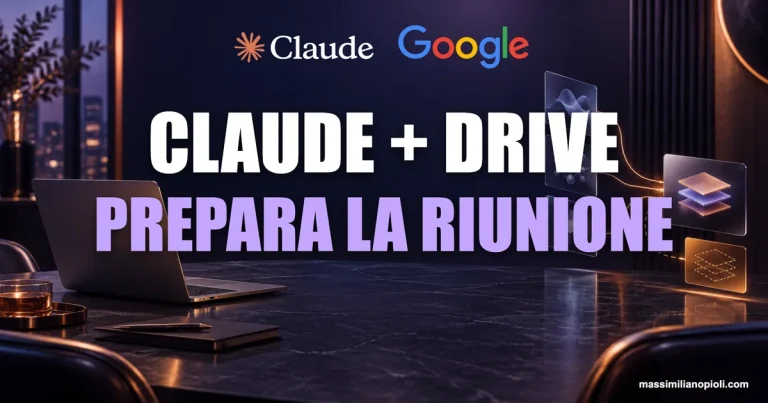 CLAUDE + DRIVE PREPARA LA RIUNIONE