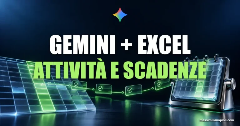 GEMINI + EXCEL ATTIVITÀ E SCADENZE