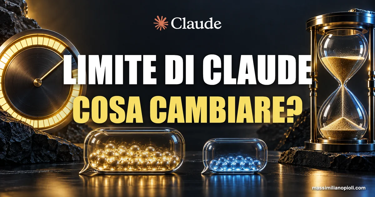 LIMITE DI CLAUDE COSA CAMBIARE?